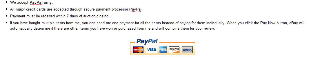 Official PayPal Seal